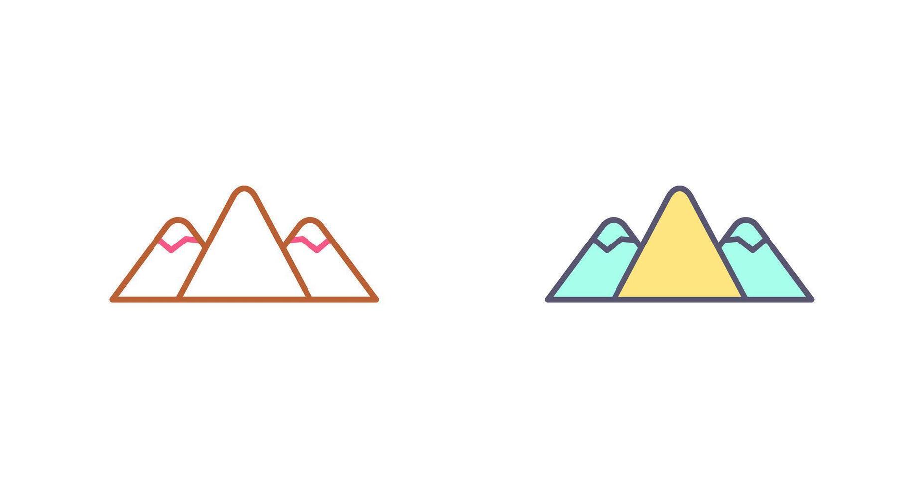Mountain Icon Design vector