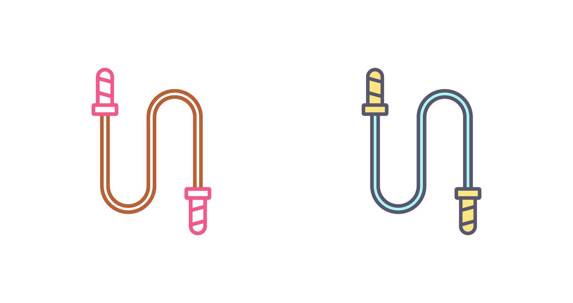 Jumping Rope Icon Design vector