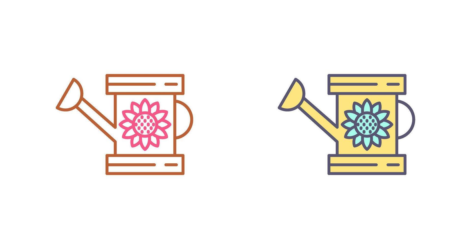 Watering Can Icon Design vector
