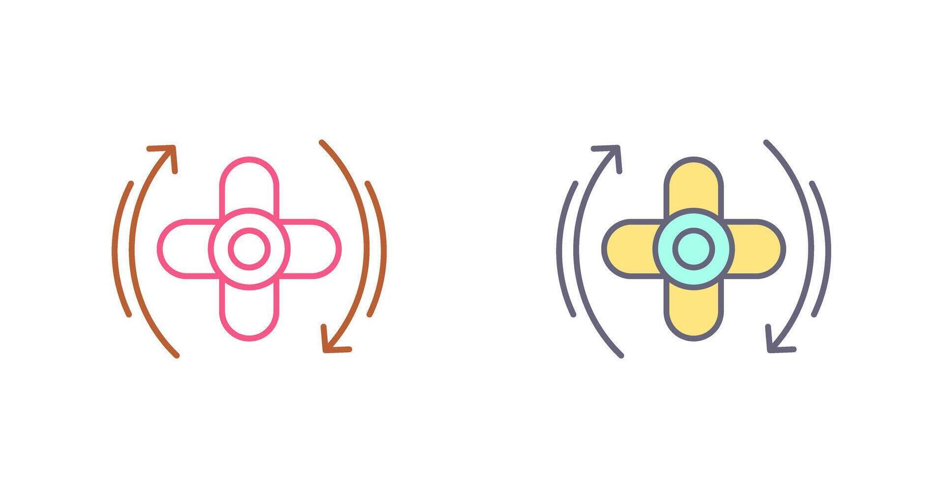 Rotate Icon Design vector