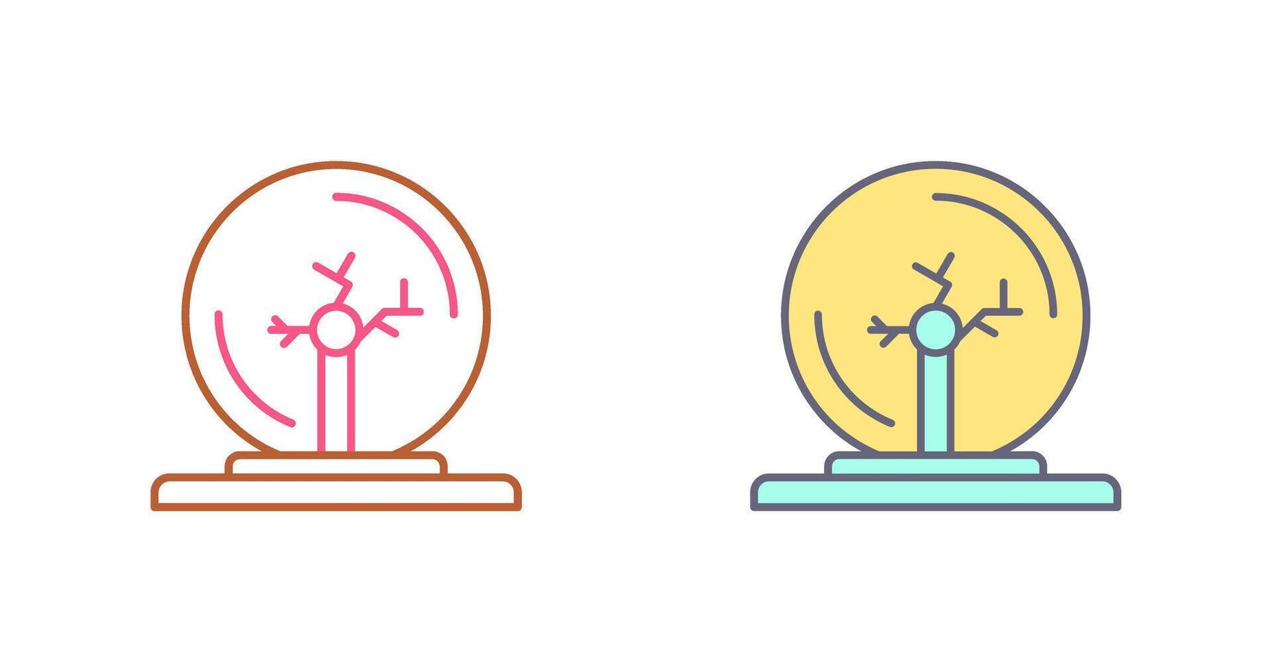 Plasma Ball Icon Design vector