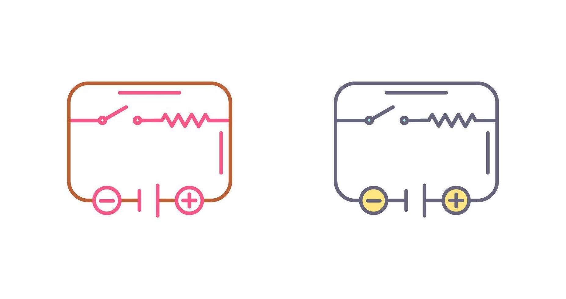 Electrical Circuit Icon Design vector