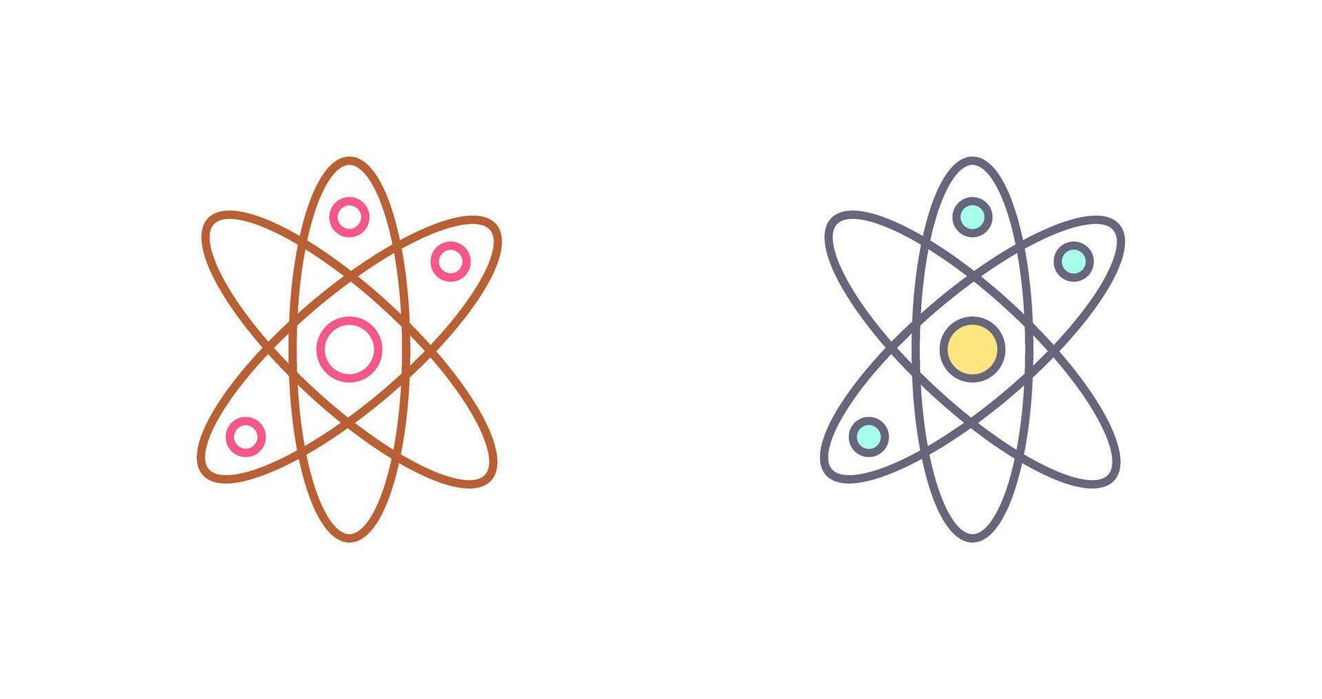 Atom Icon Design vector