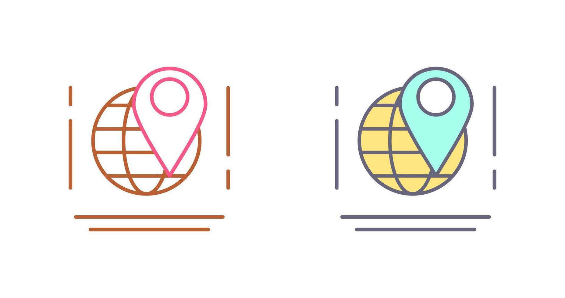 Map Icon Design vector