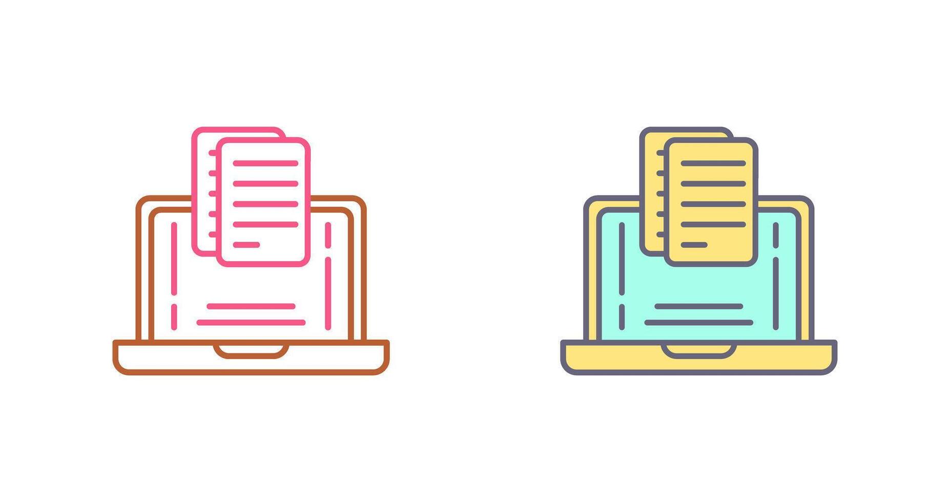 Document Icon Design vector