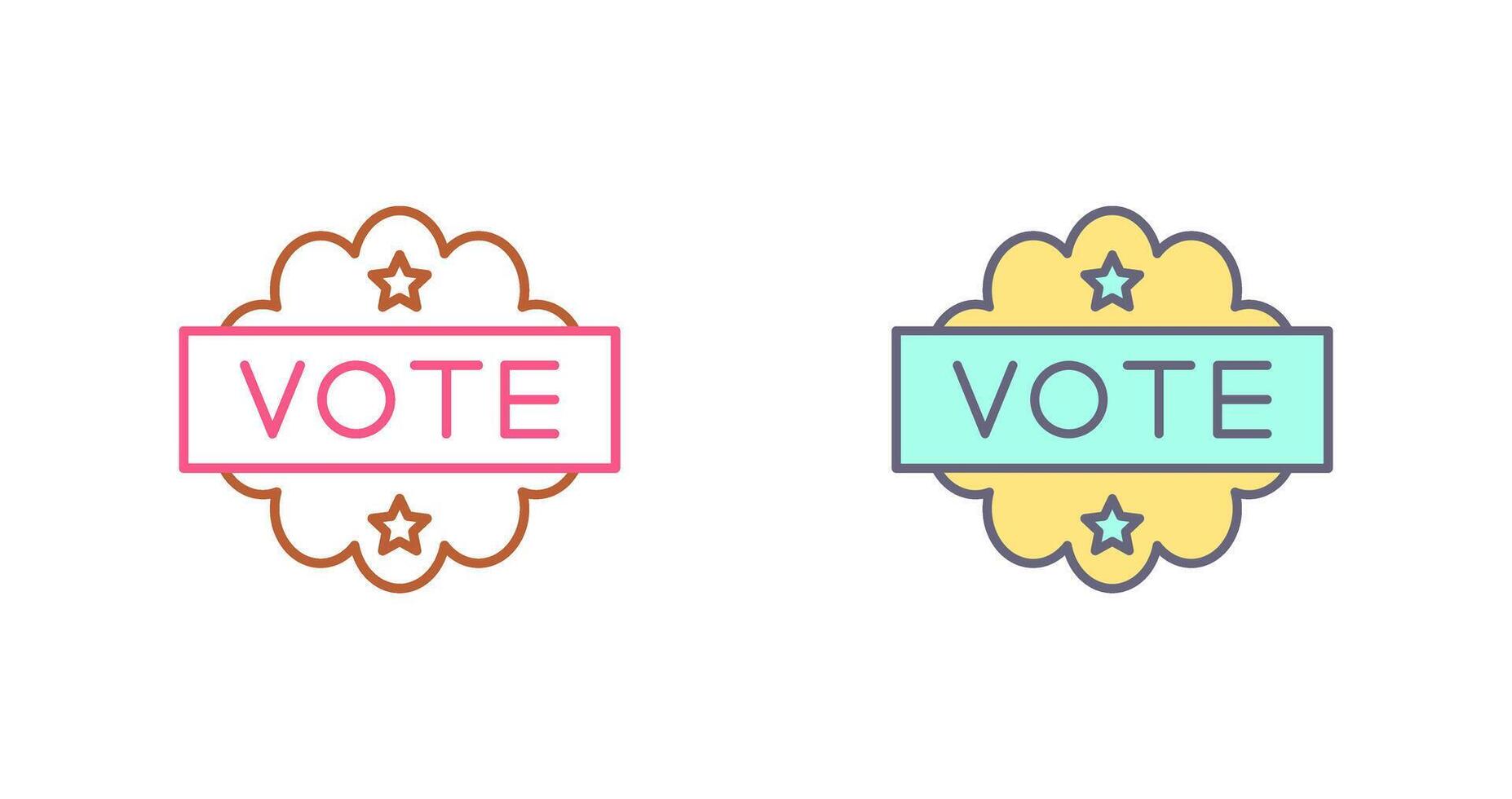 Vote Icon Design vector