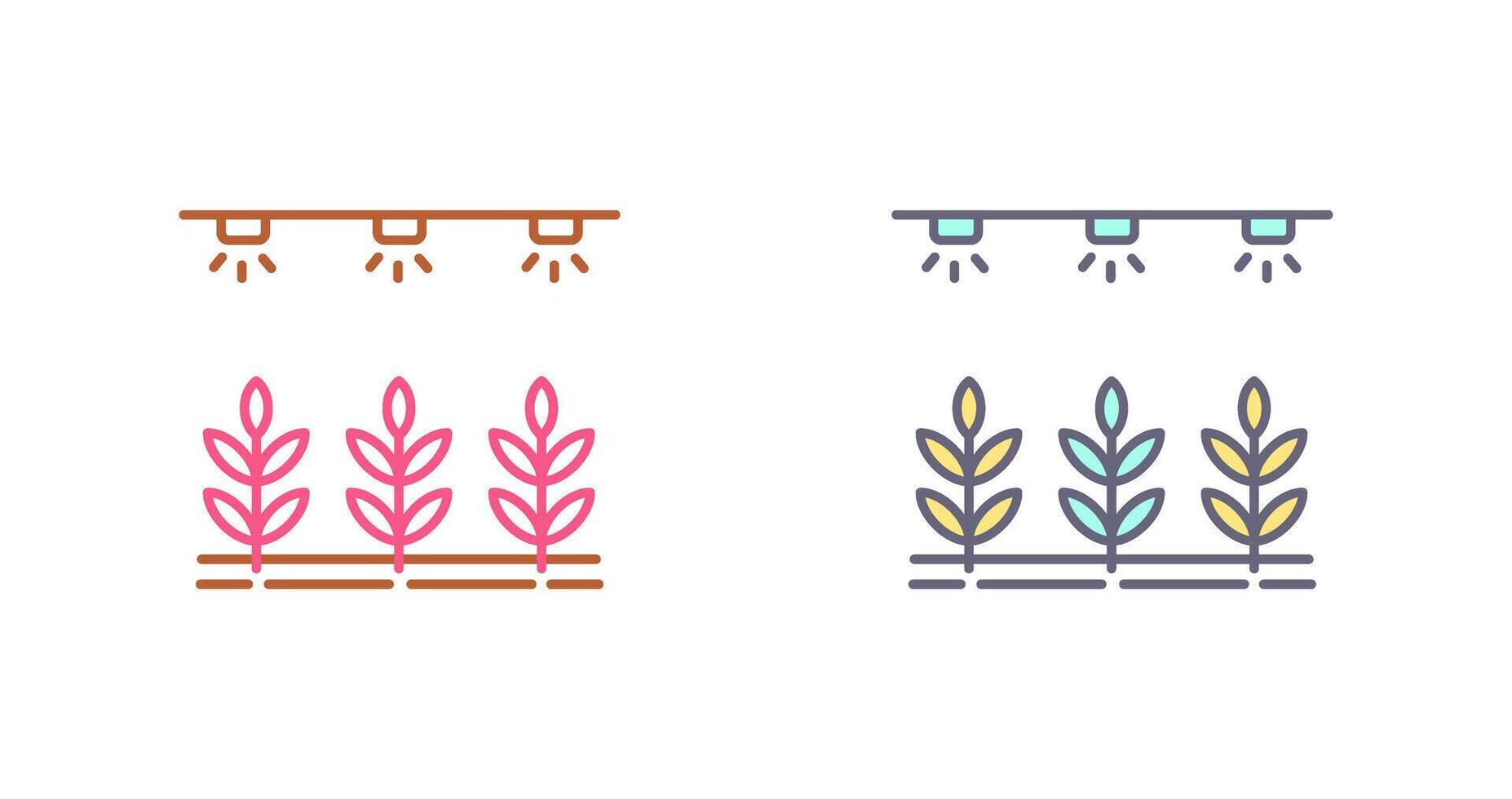 Irrigation System Icon Design vector
