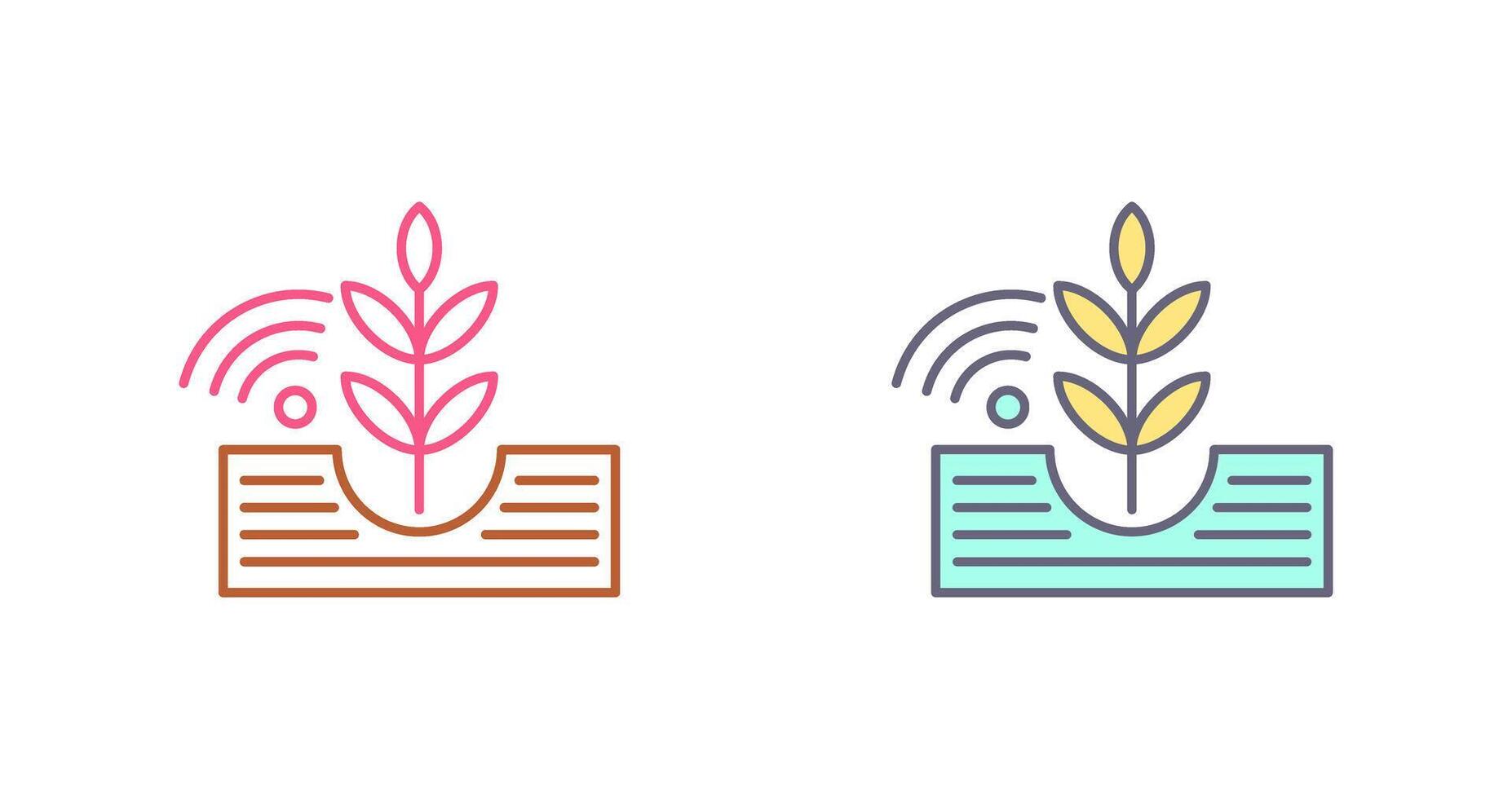 Planting Icon Design vector