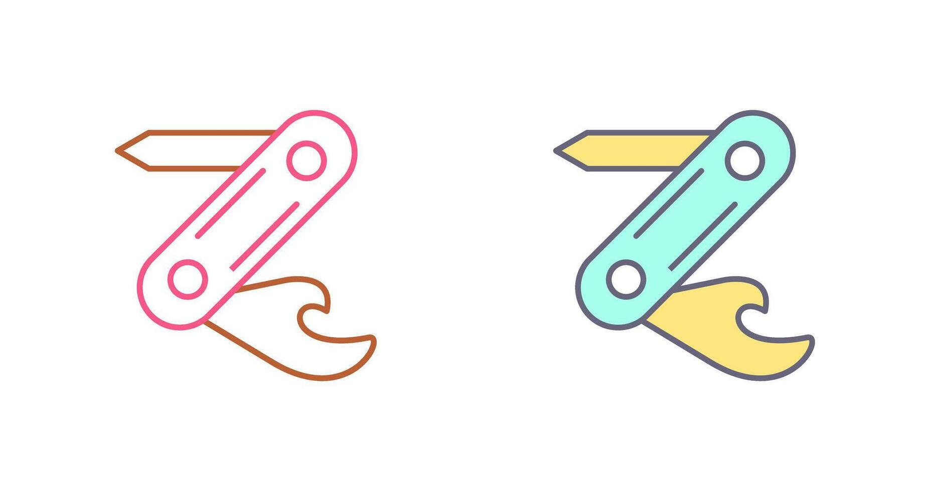 Swiss Army Knife Icon Design vector