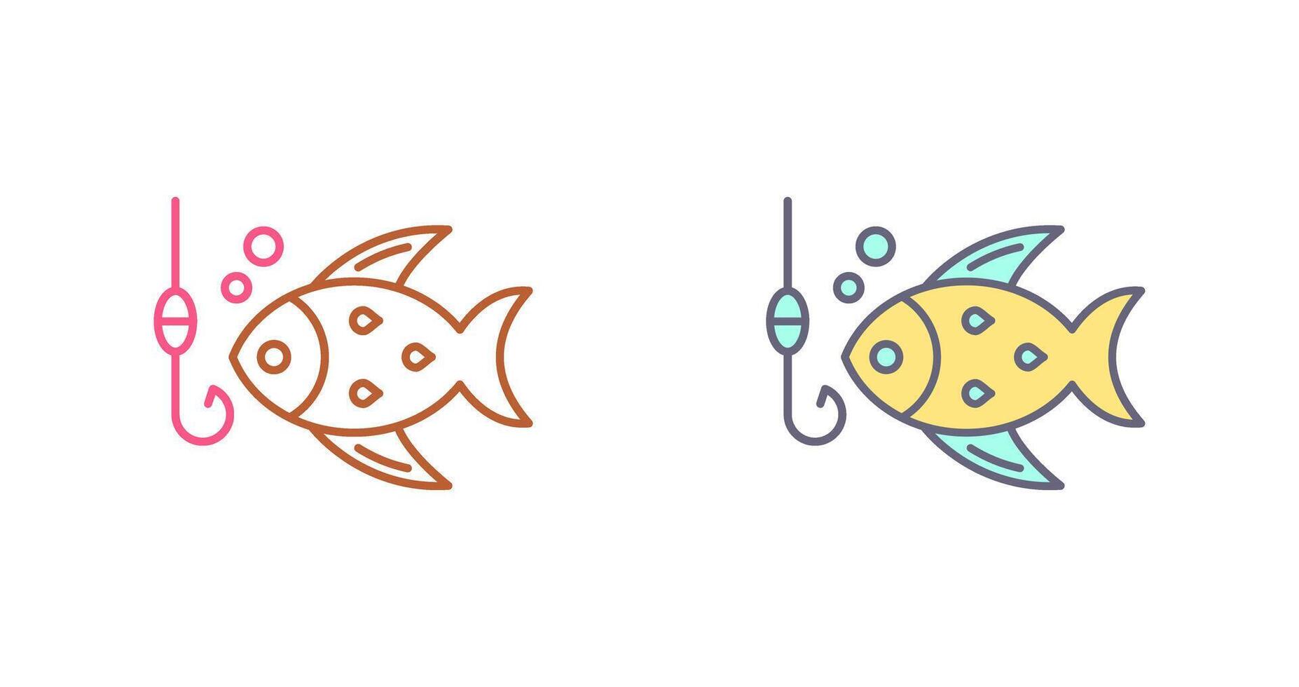 Fishing Icon Design vector