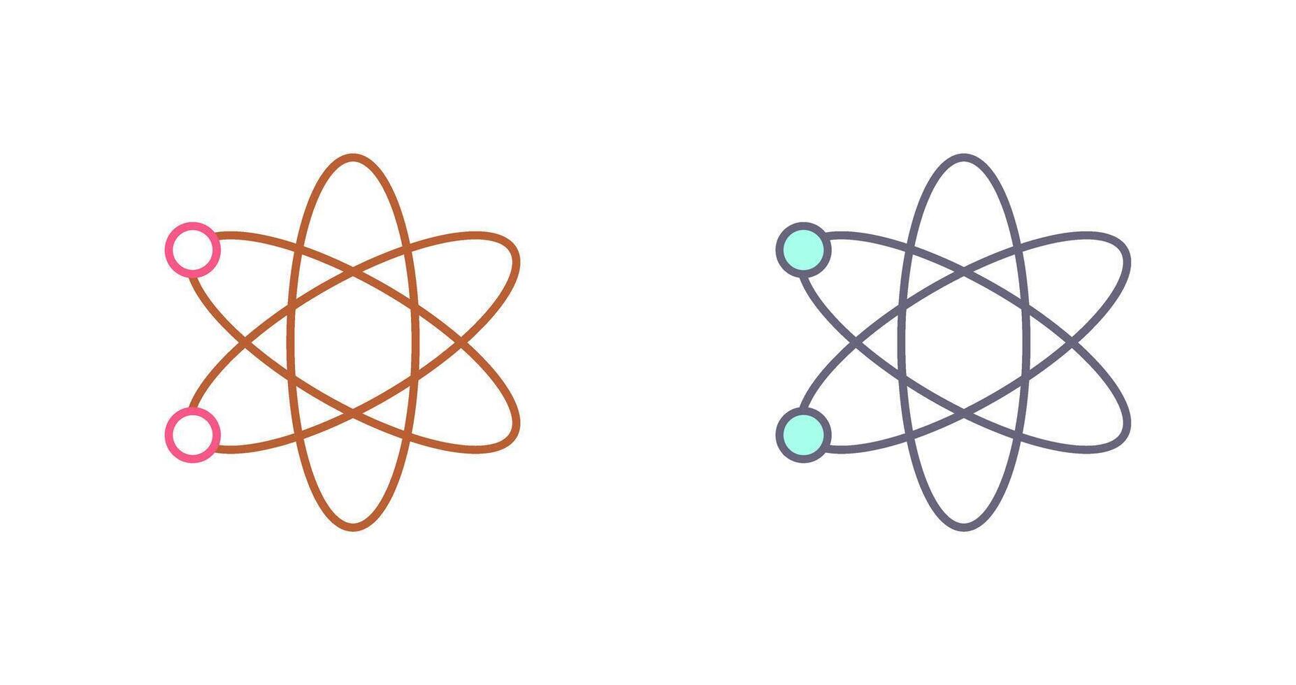 Atom Icon Design vector