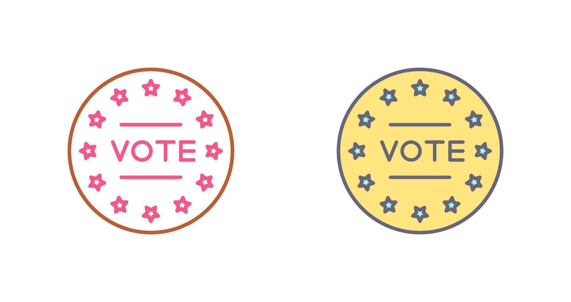 Vote Icon Design vector