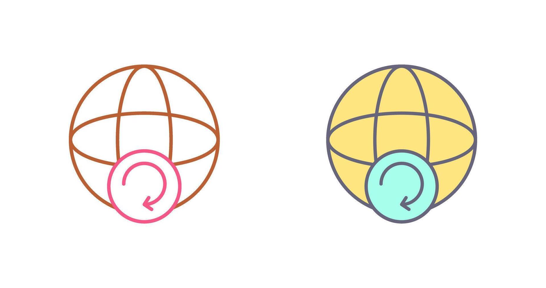 Earth Icon Design vector