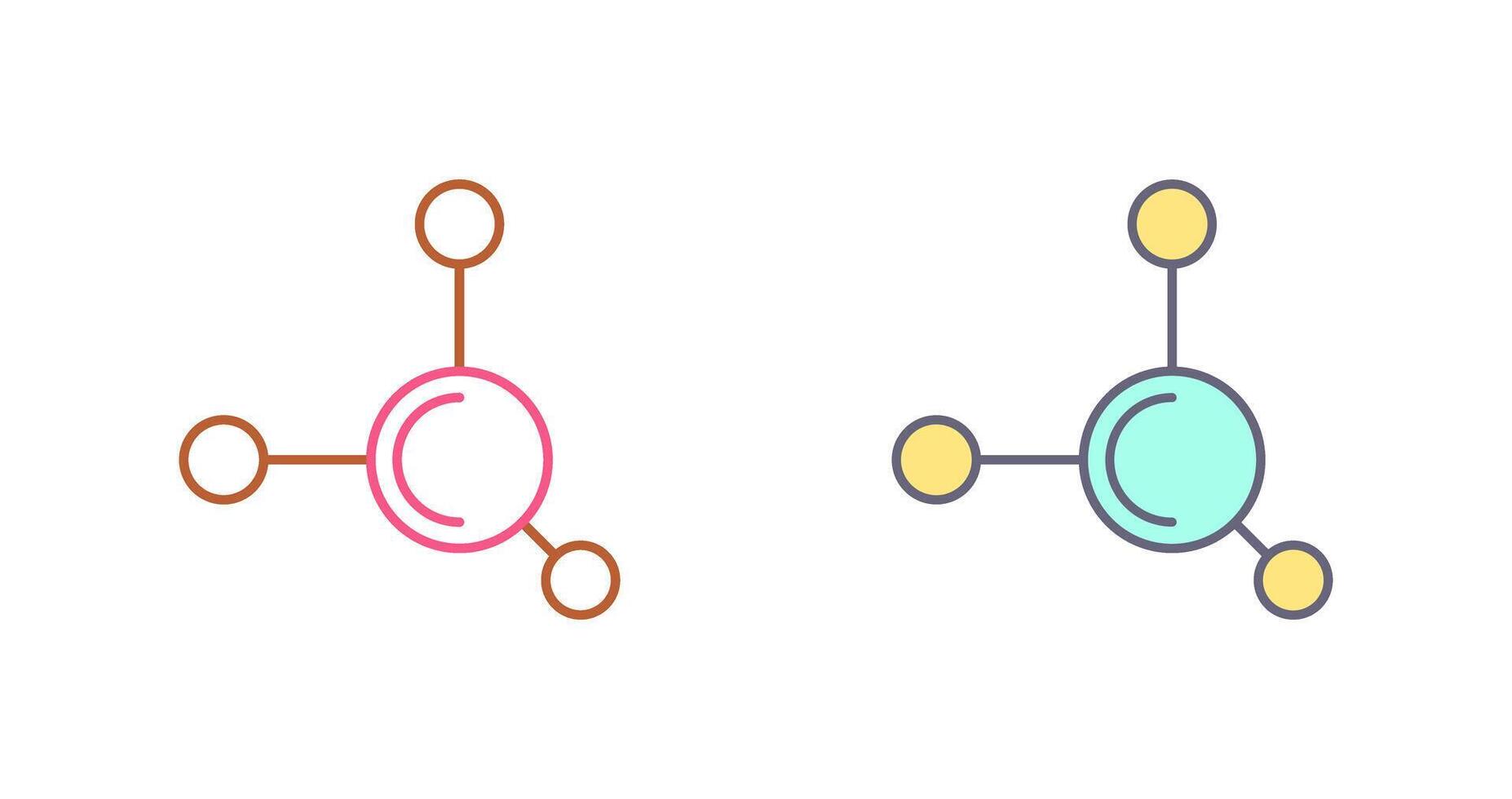 Molecule Icon Design vector