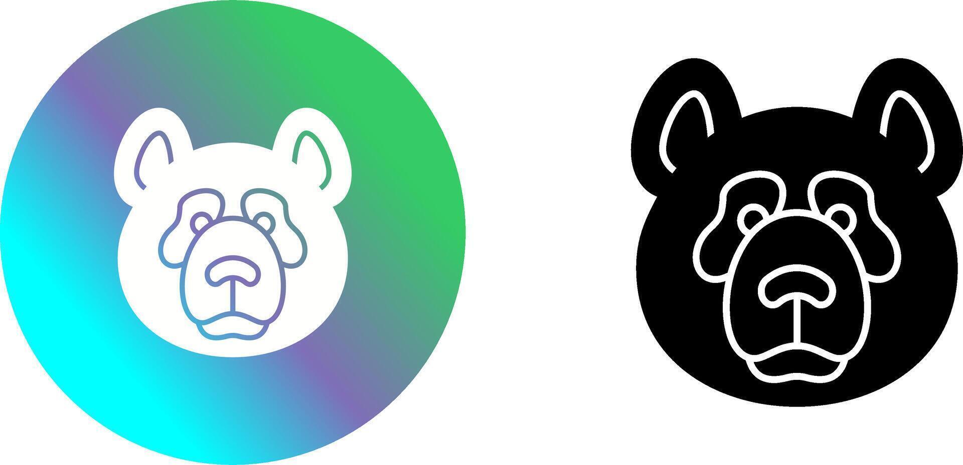 Panda Icon Design vector
