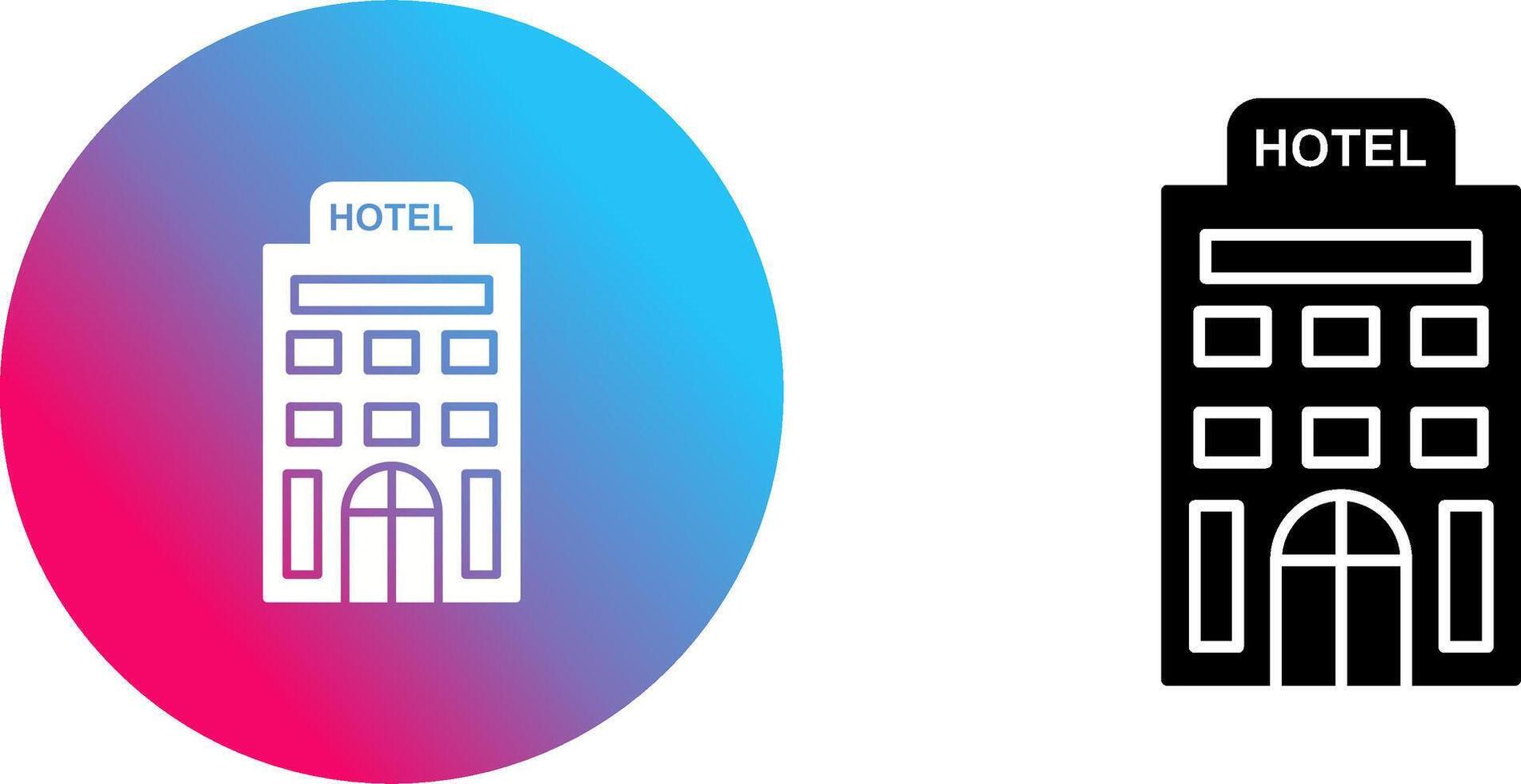 Hotel Icon Design vector