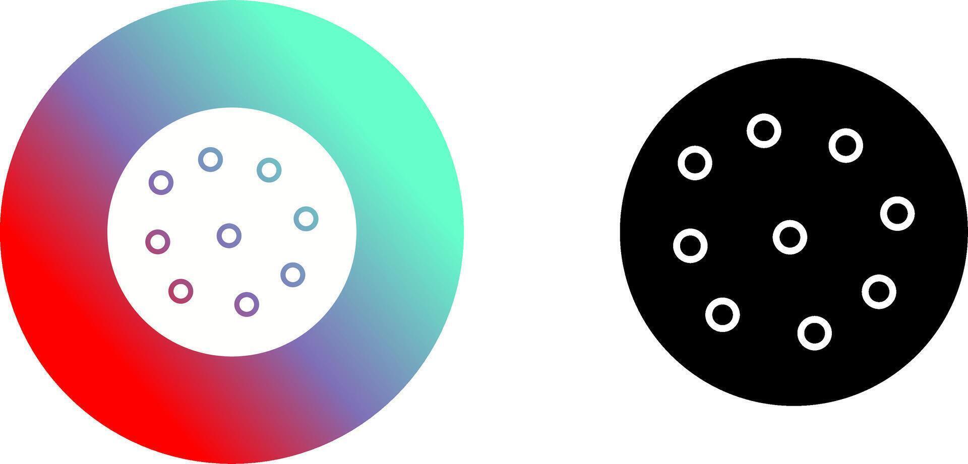 Cookie Icon Design vector
