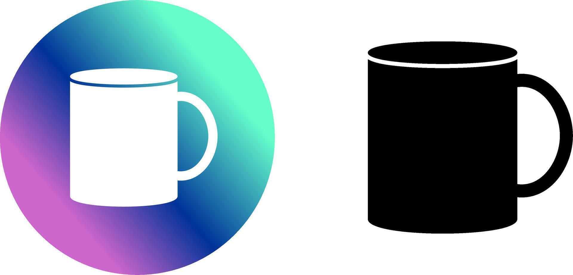 Coffee Mug Icon Design vector