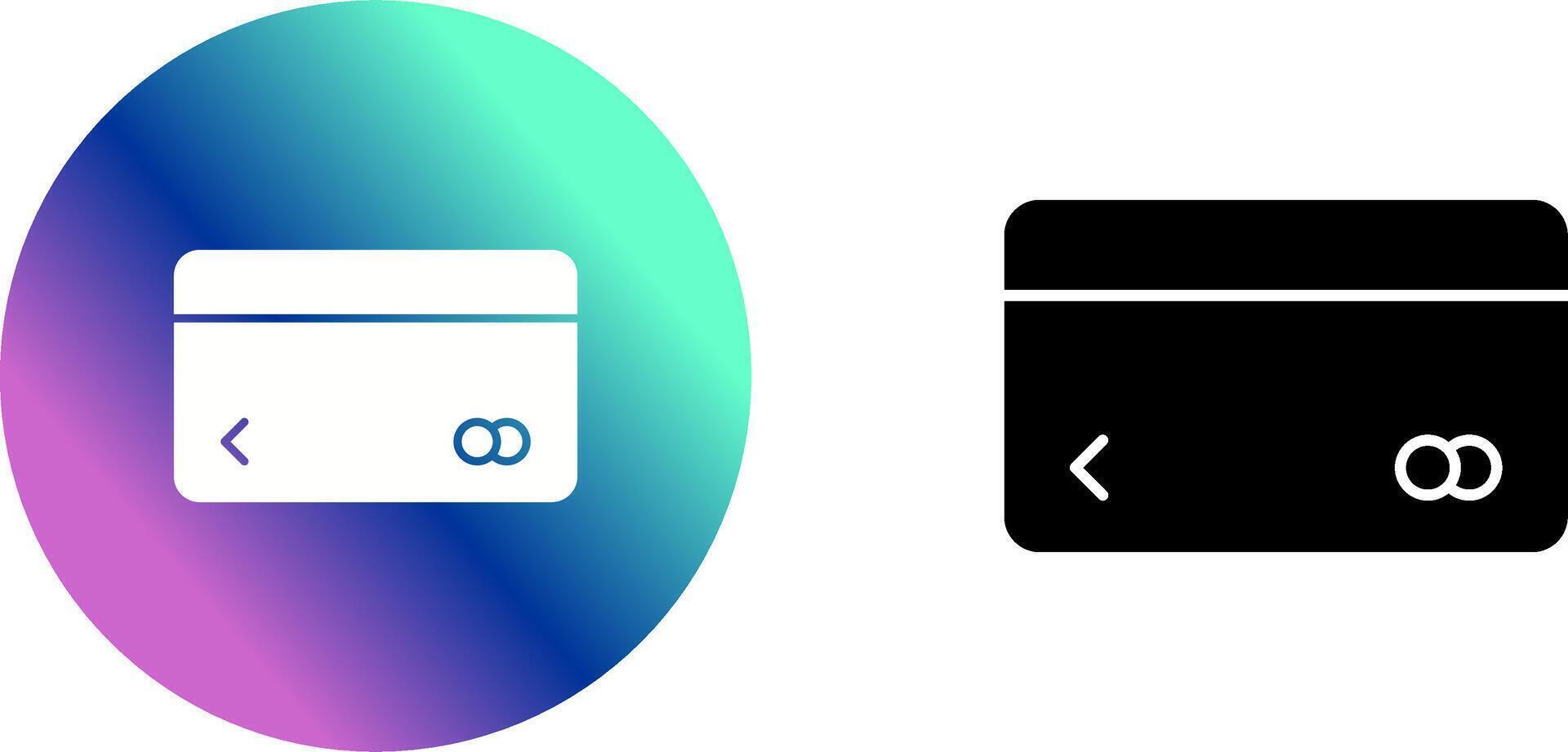 Unique Credit Card Icon Design vector