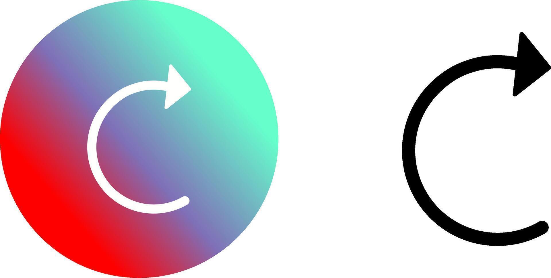 Unique Reload Icon Design vector