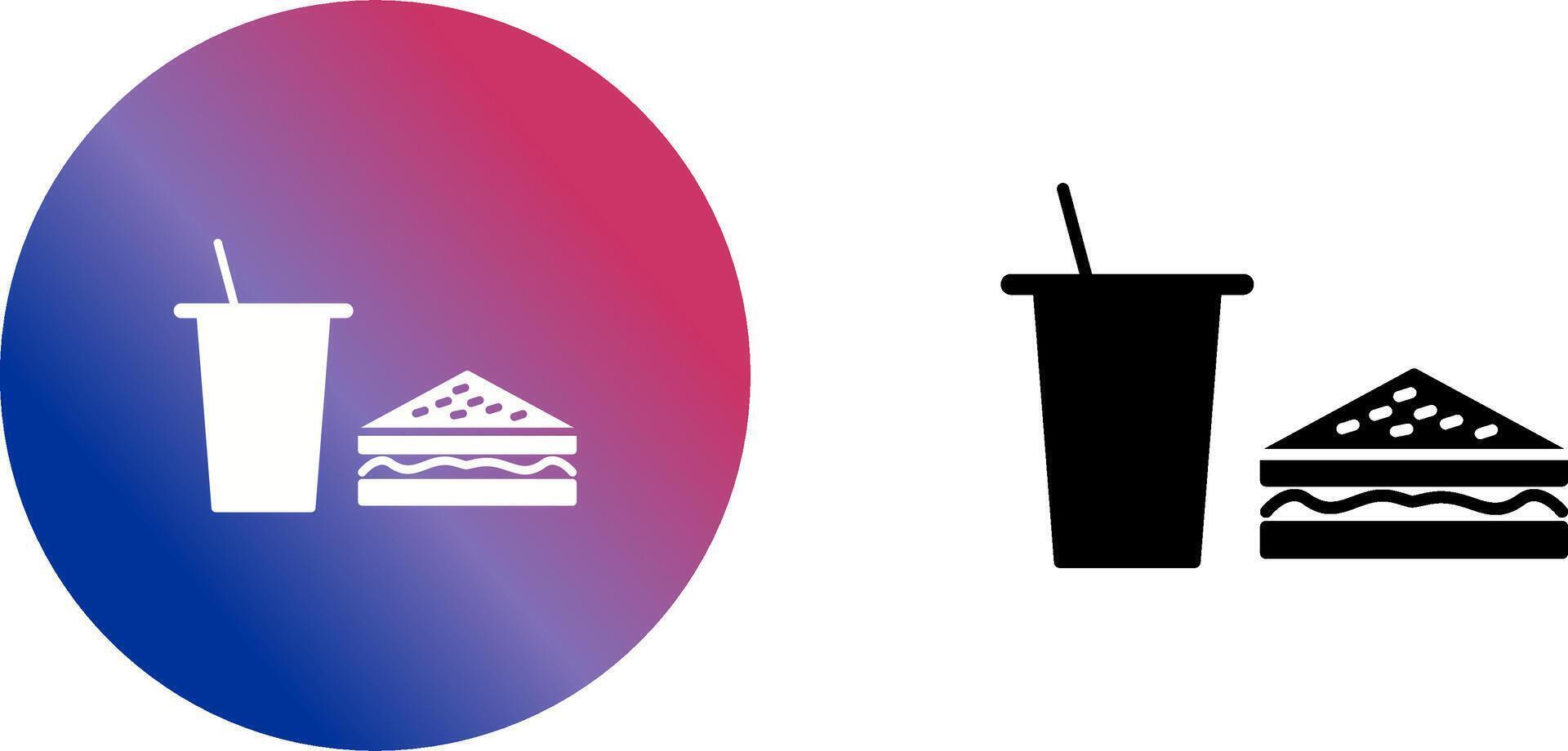Unique Lunch Icon Design vector