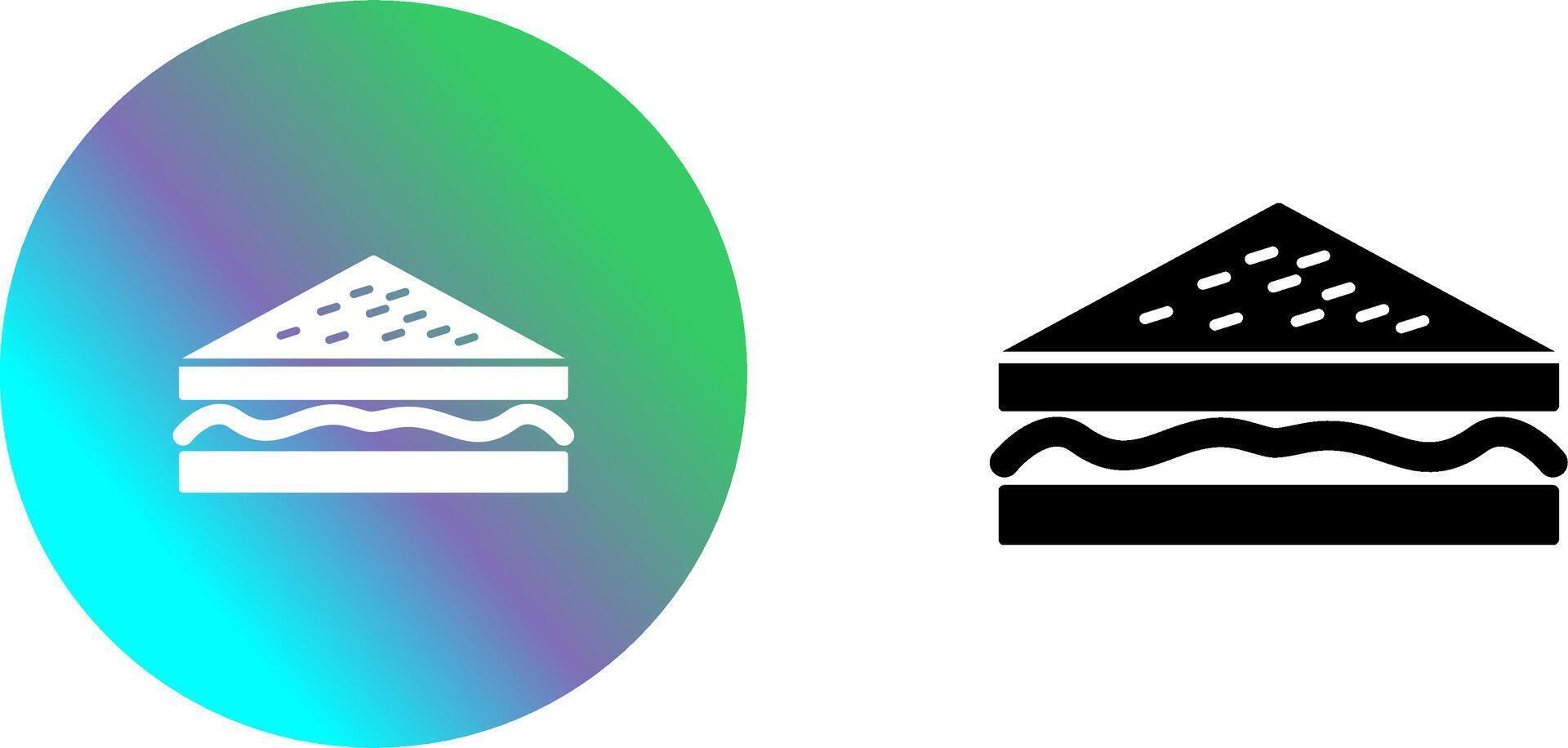 Unique Sandwich Icon Design vector