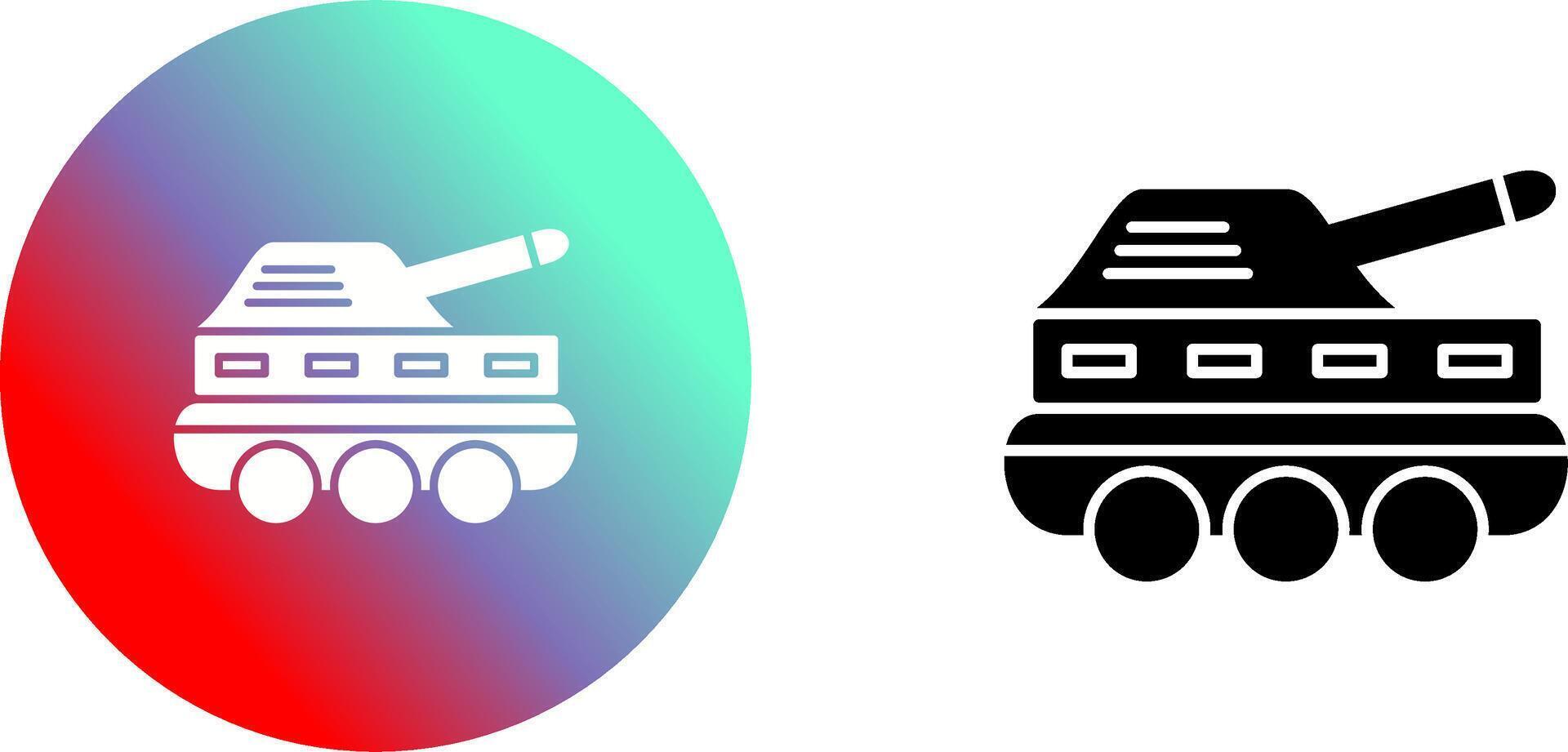 Infantry Tank Icon Design vector