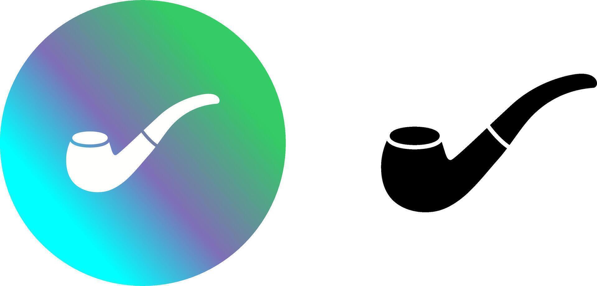 Smoking Pipe Icon Design vector