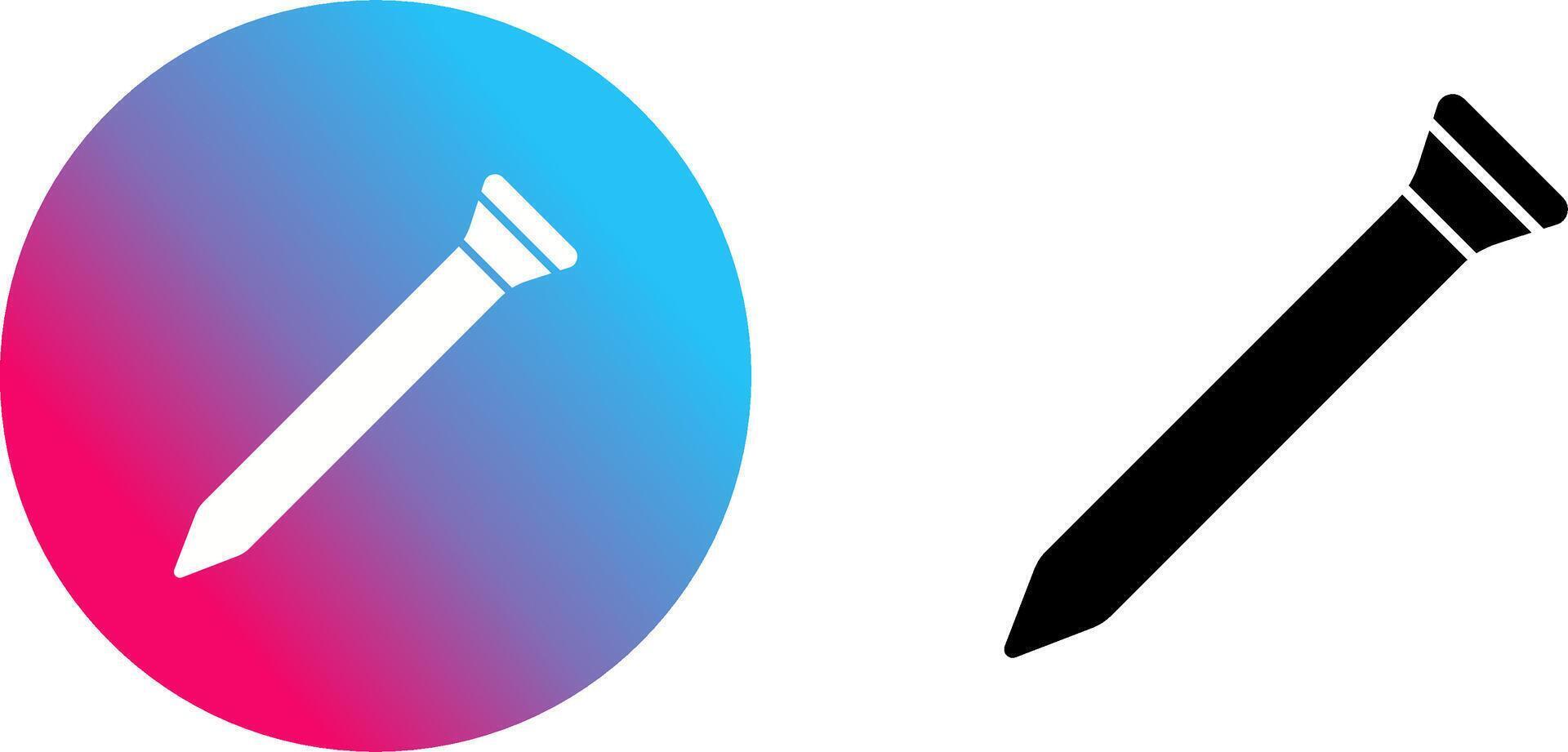 Nail Icon Design vector