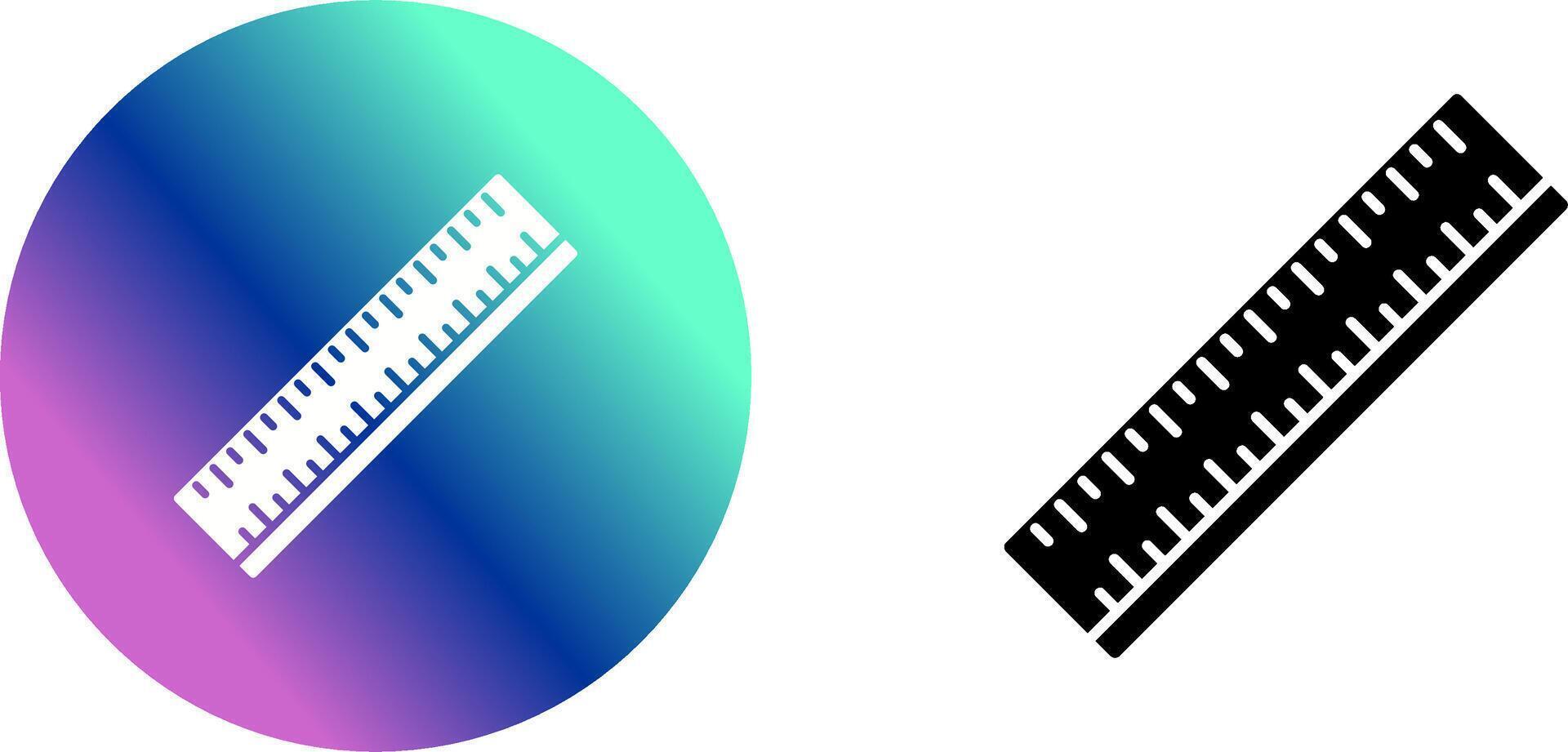 Ruler Icon Design vector