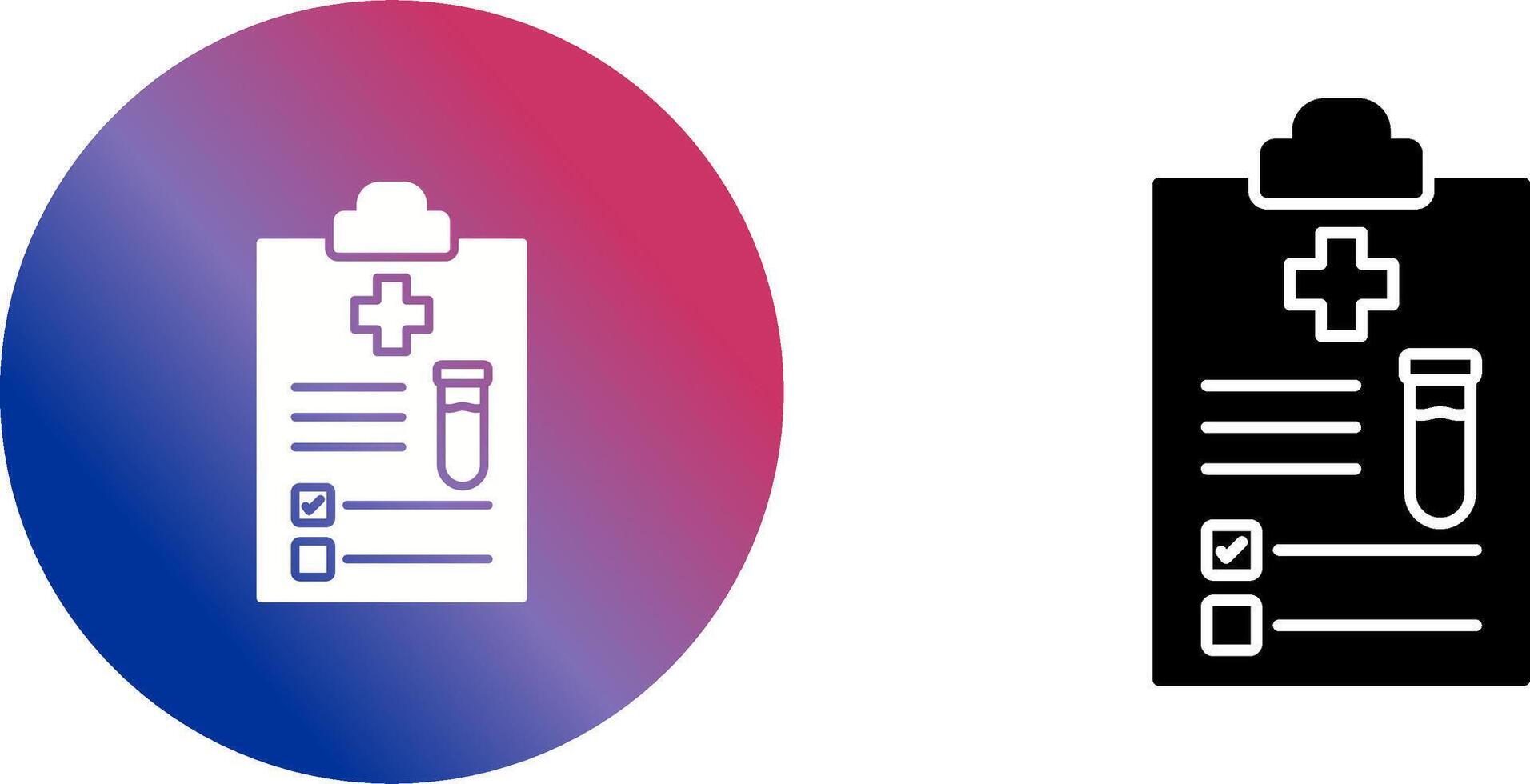 Medical Report Icon Design vector