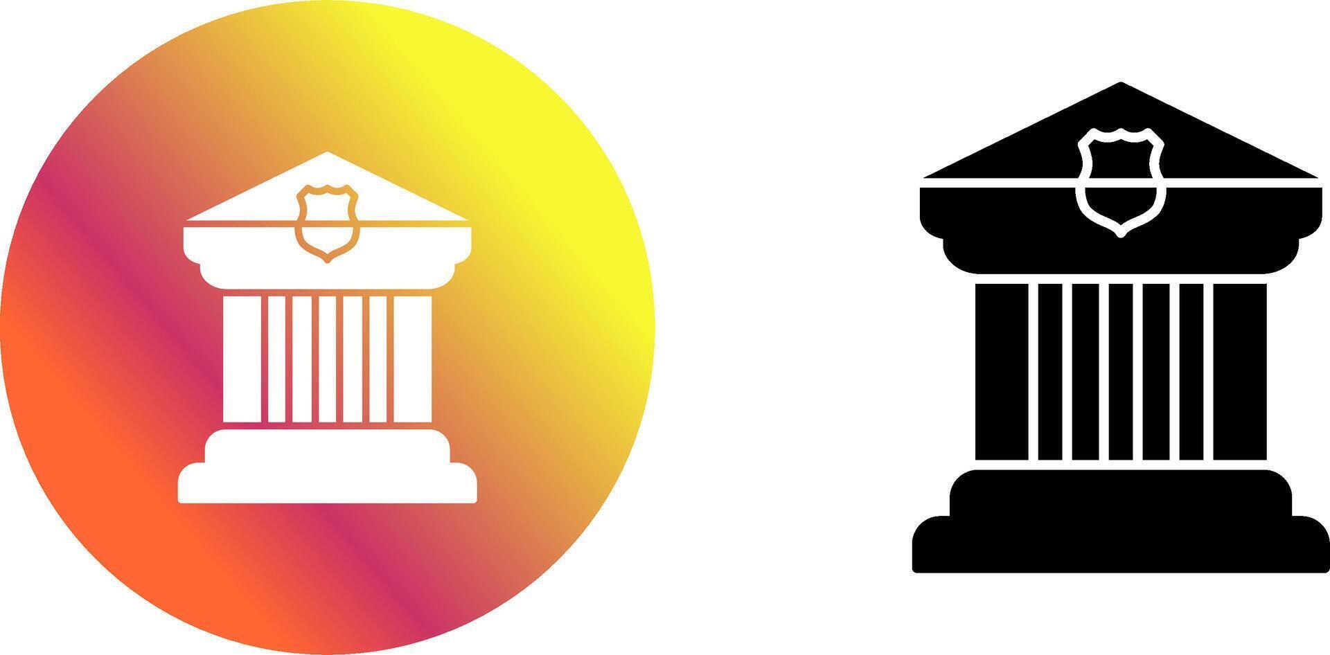 Courthouse Icon Design vector