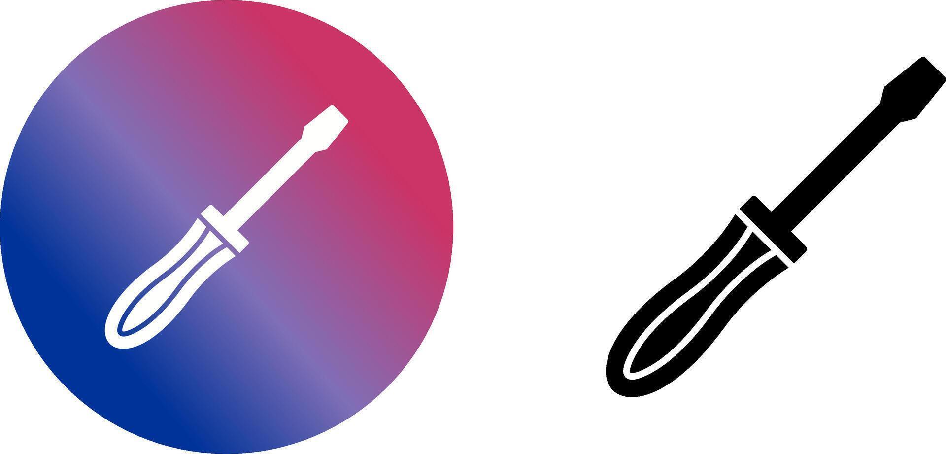 Screwdriver Icon Design vector
