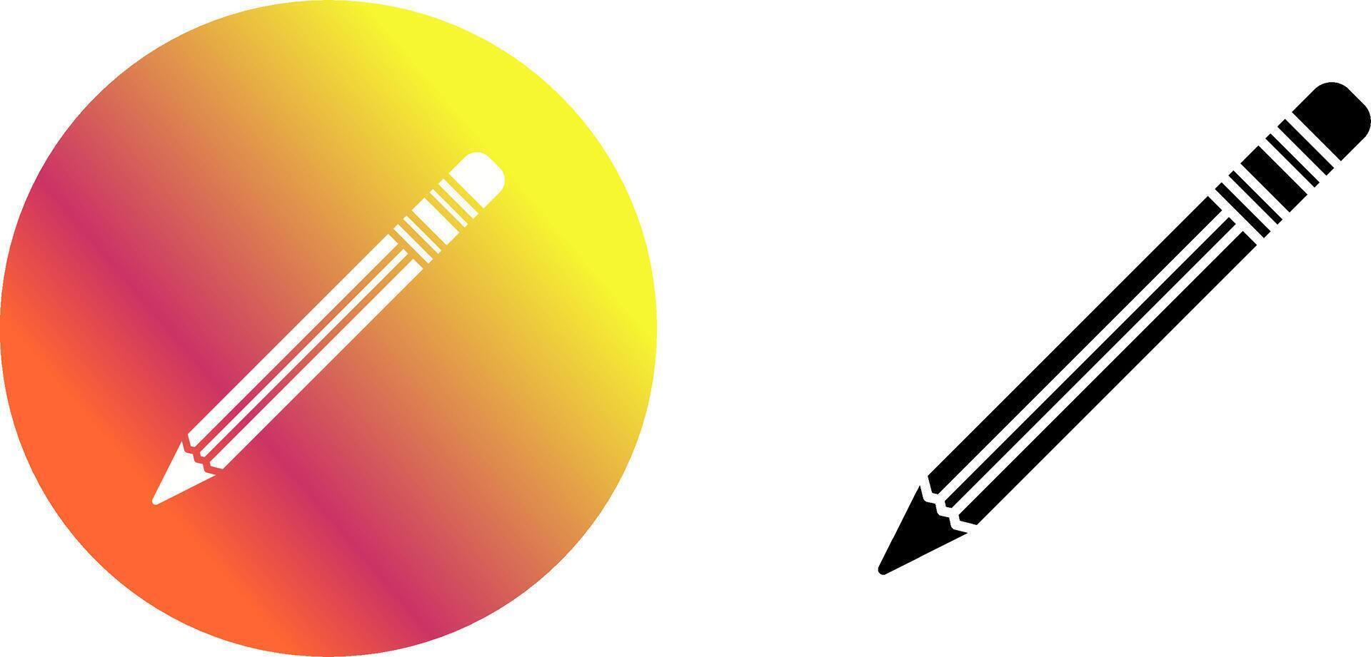 Pencil Icon Design vector