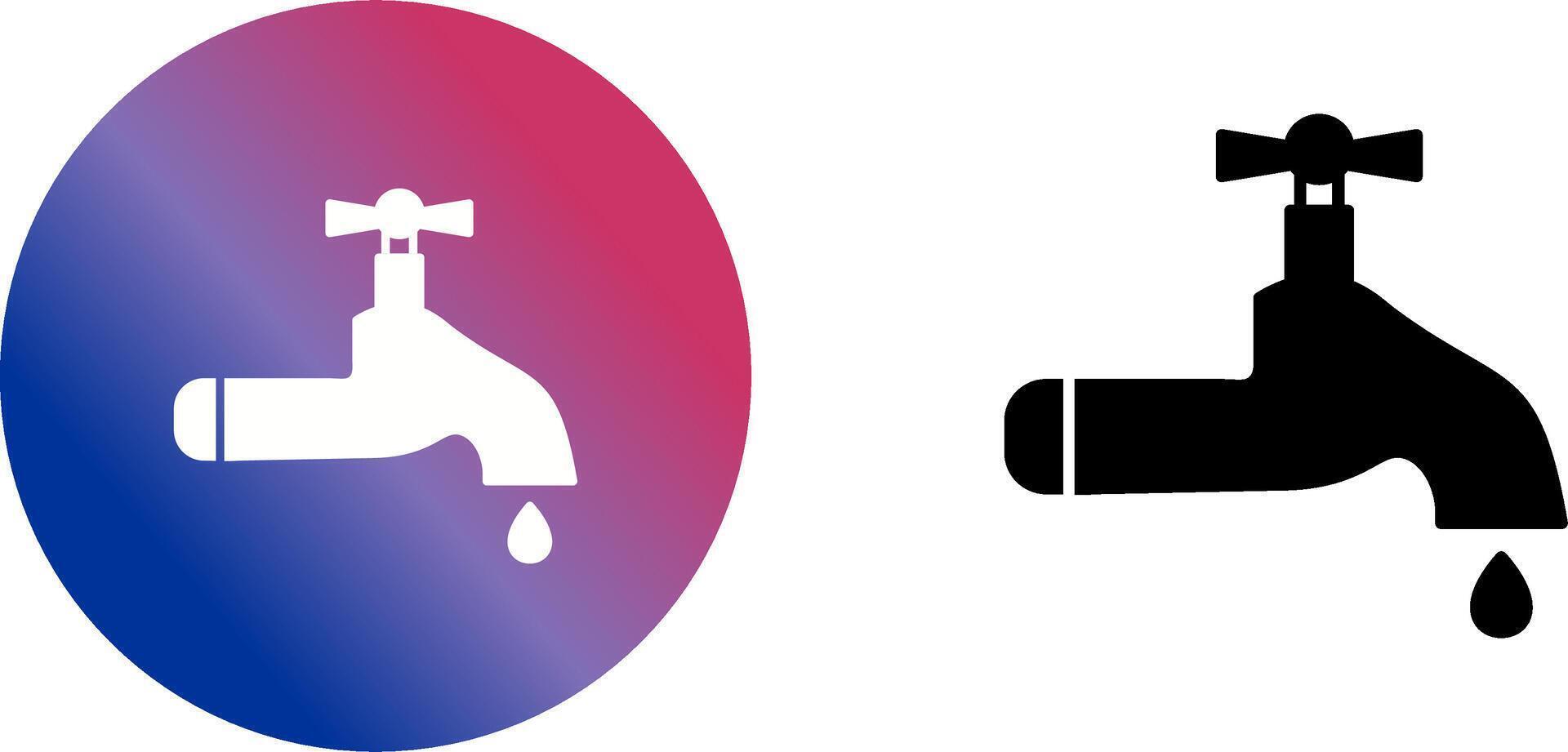 Water Tap Icon Design vector