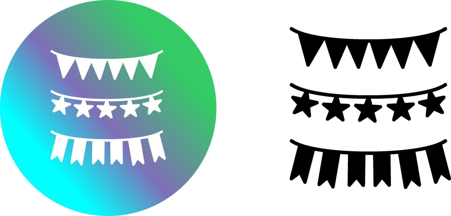 Garlands Icon Design vector
