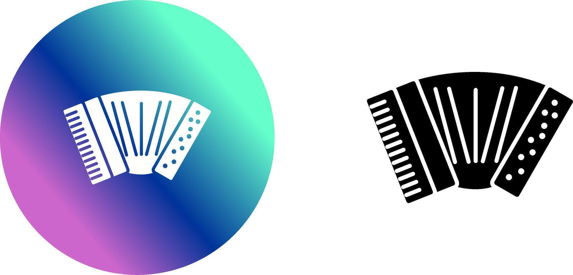 Accordion Icon Design vector