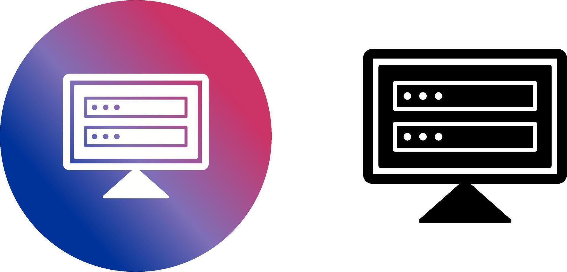 Corrupted Data Icon Design vector