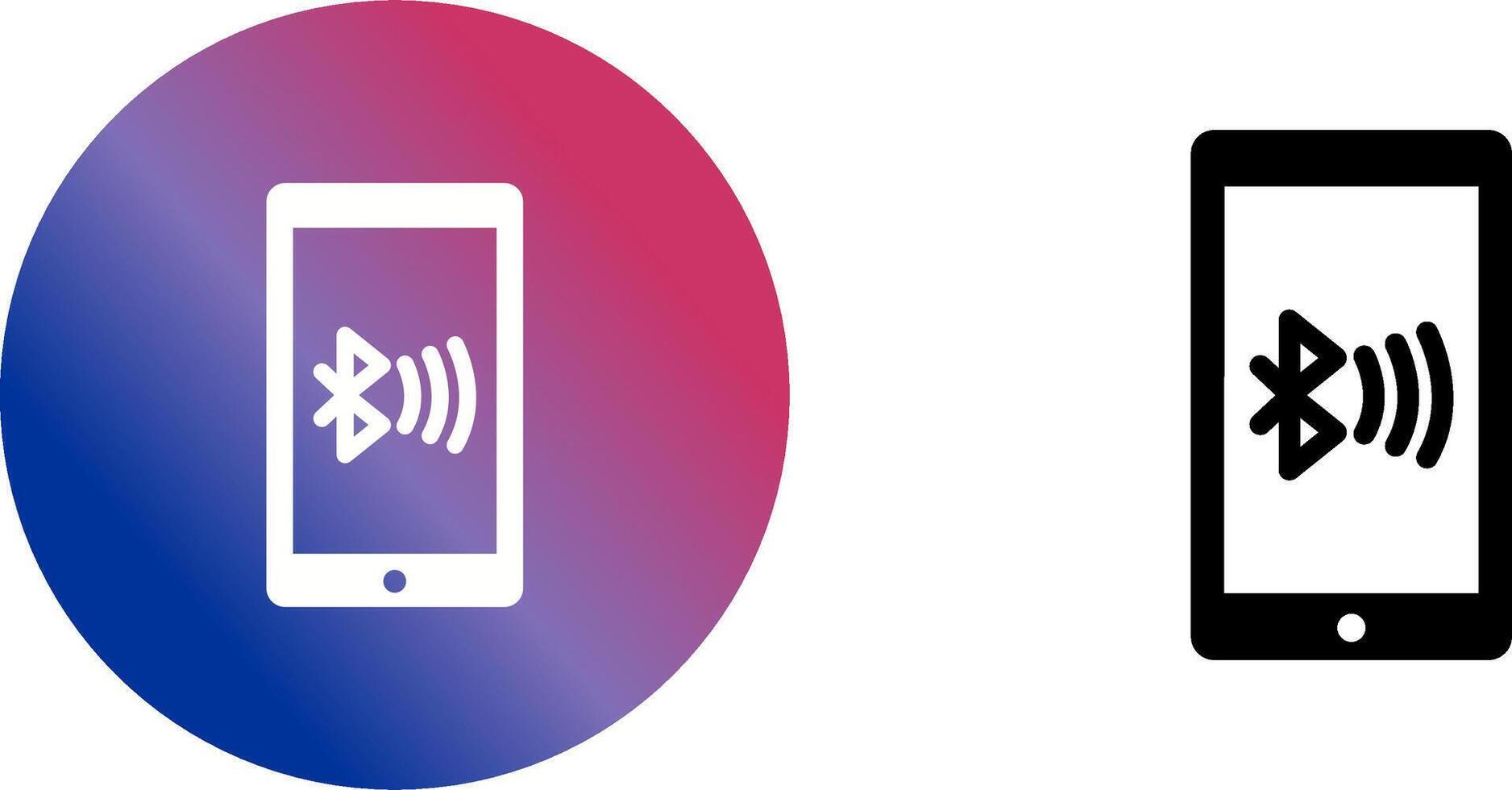 Connected Device Icon Design vector