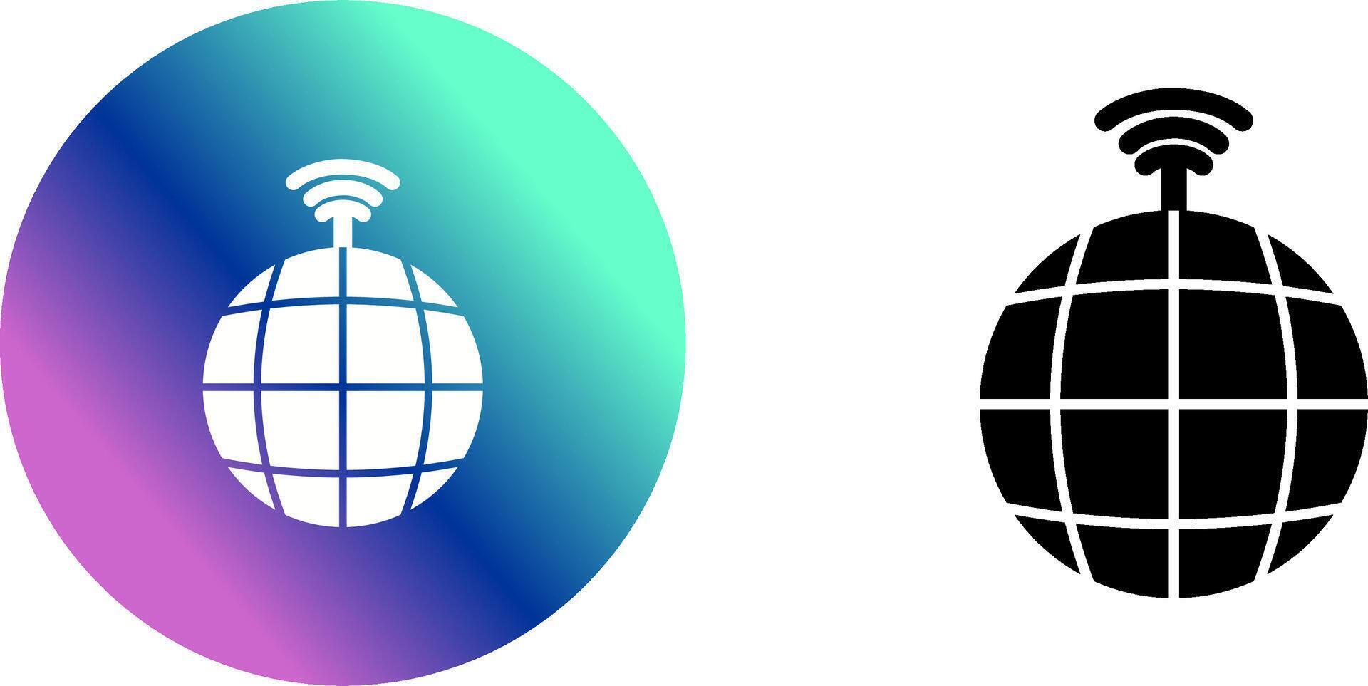 Global Signals Icon Design vector