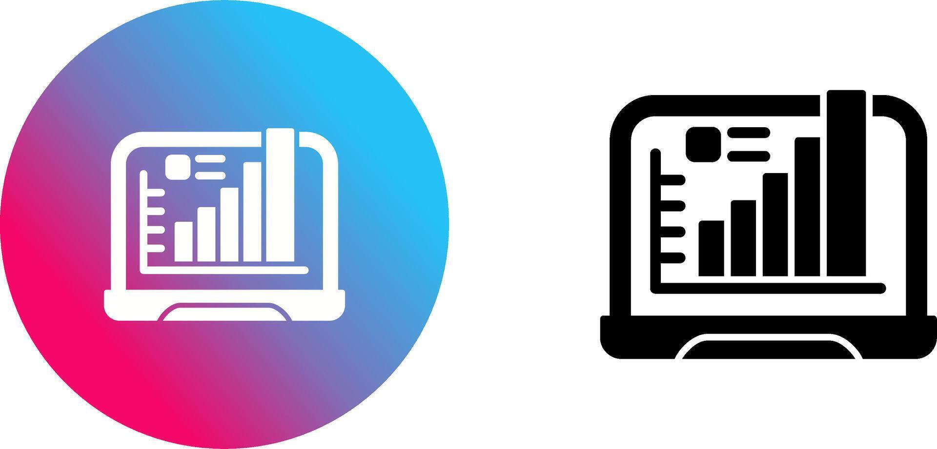 Laptop Icon Design vector