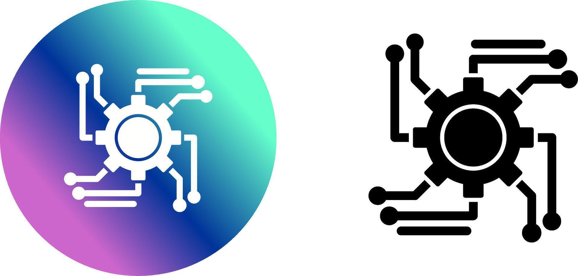 Automation Icon Design vector