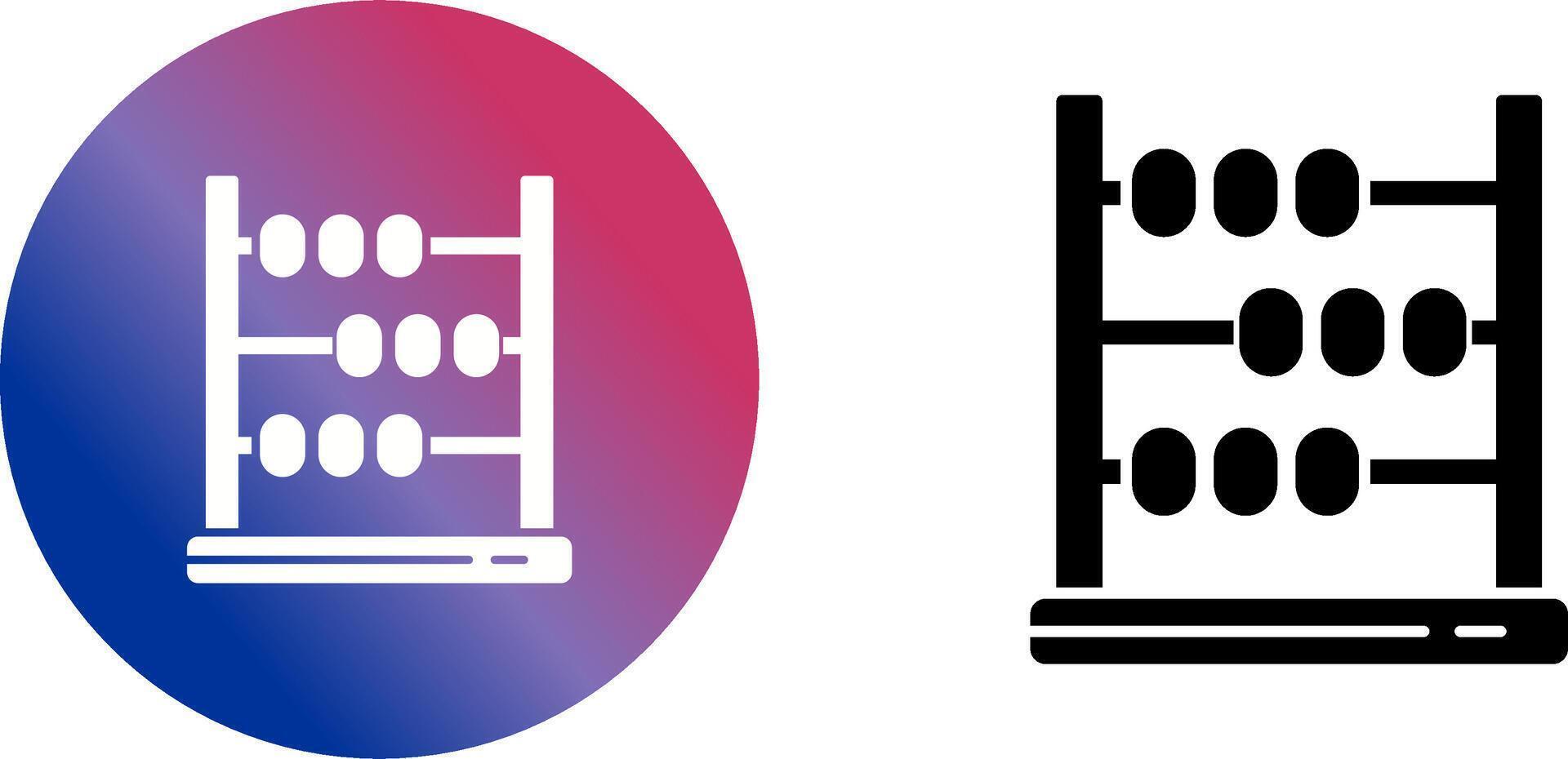 Abacus Icon Design vector
