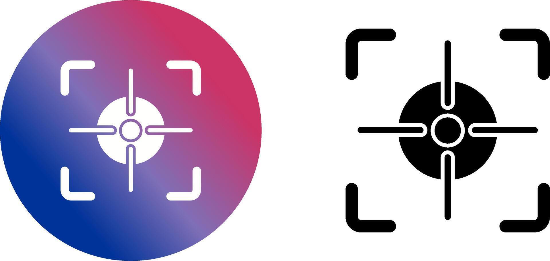 Focus Icon Design vector