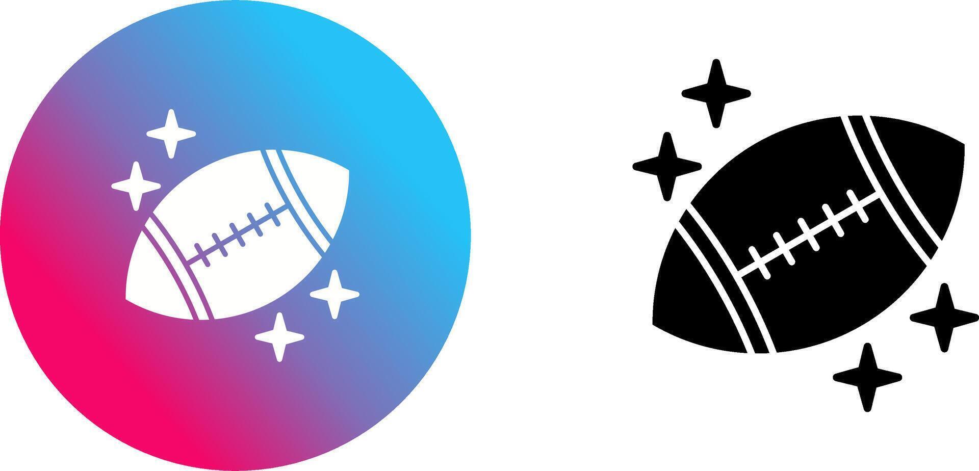 Rugby Icon Design vector