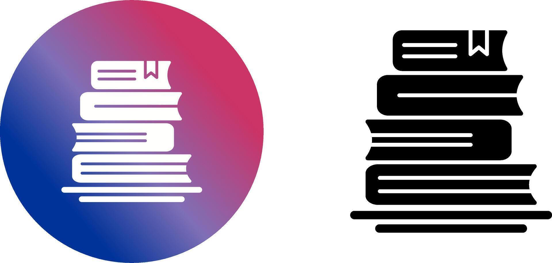 Books Icon Design vector