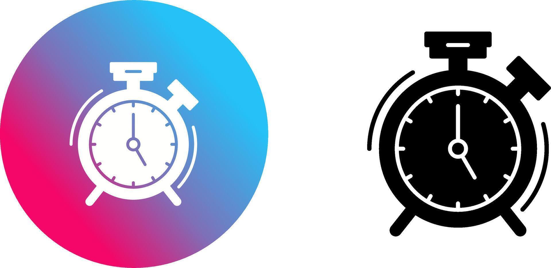 Alarm Clock Icon Design vector