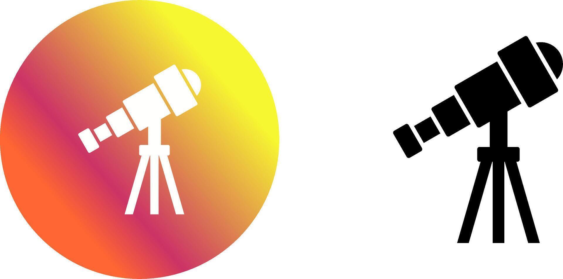 Telescope Icon Design vector