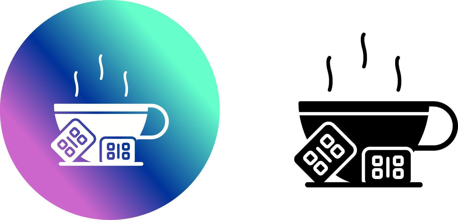 Hot Chocolate Icon Design vector