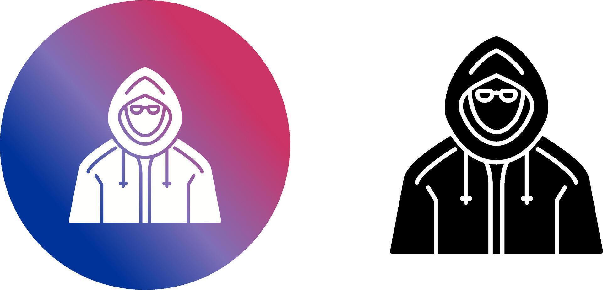 Hacker Icon Design vector